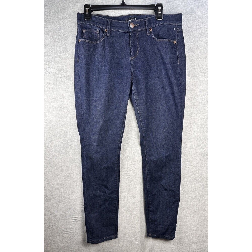 LOFT Modern Skinny Dark Wash Denim Petite Jeans Size 8P